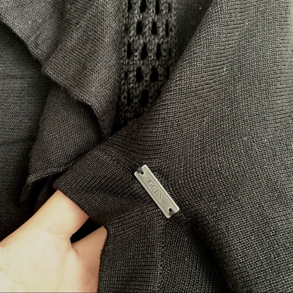 GUESS half sleeve cardigan w knit details M - Picture 3 of 4